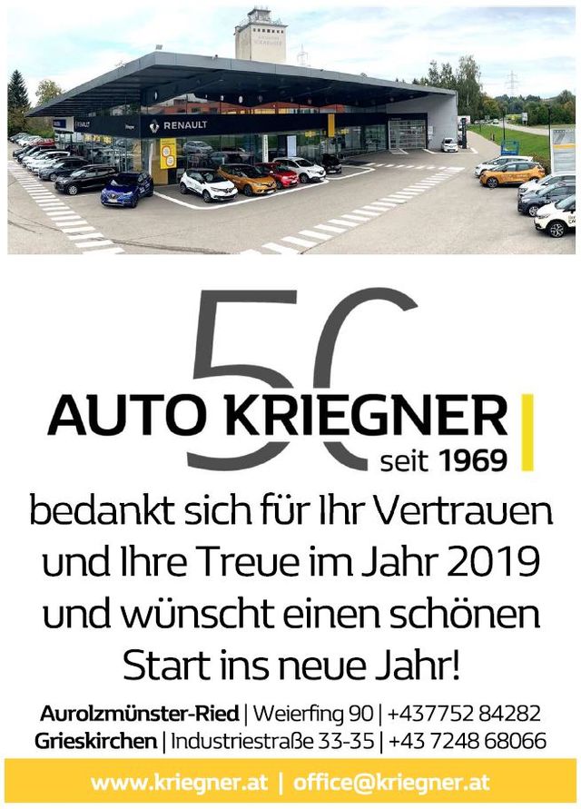 Auto Kriegner Oberösterreich Aurolzmünster Ried im Innkreis Grieskirchen 