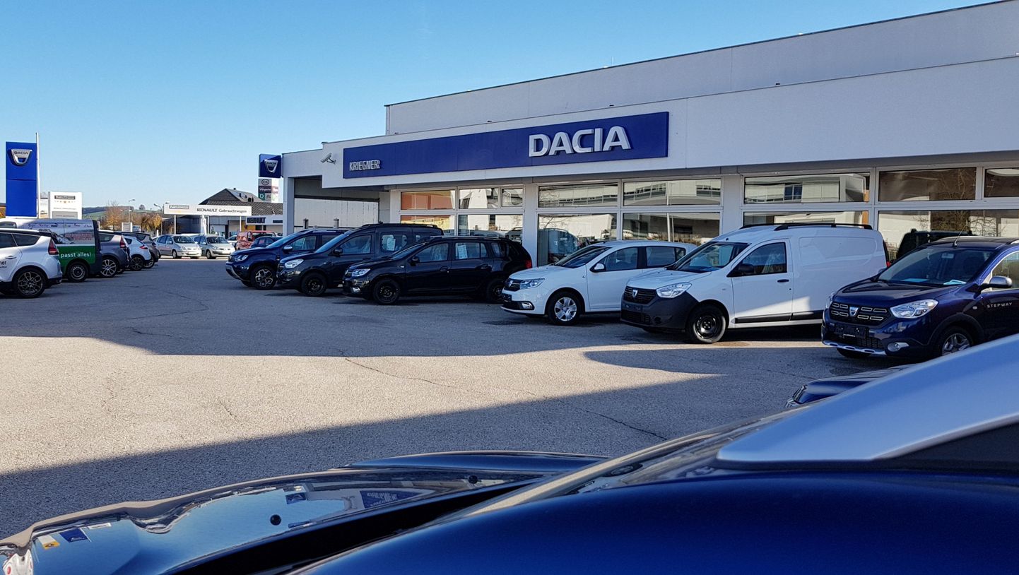 Dacia Auto Kriegner GmbH. Grieskirchen, Autohandel Autowerkstatt Oberösterreich Renault Dacia Neuwagen Gebrauchtwagen