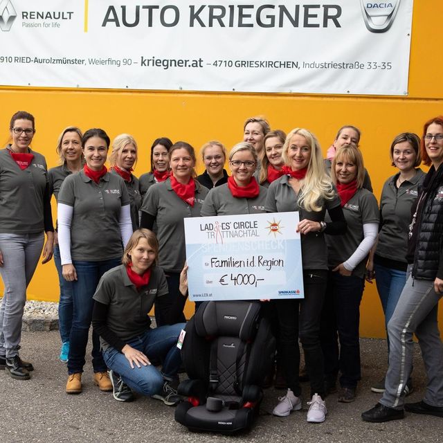 Auto Kriegner GmbH Ladies' Circle Trattnachtal Sponsoring Charity 
